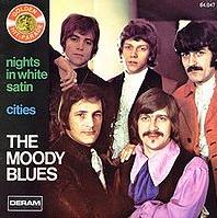Moody Blues - Nights in white satin cover