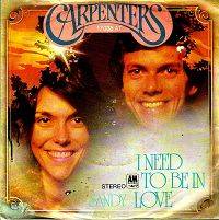 The Carpenters - I Need to Be in Love cover