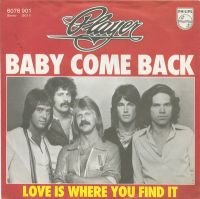 Player - Baby Come Back cover