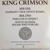 King Crimson - Elephant Talk cover