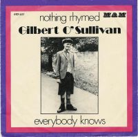 Gilbert O'Sullivan - Nothing Rhymed cover
