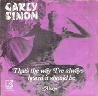 Carly Simon - That's the Way I've Always Heard It Should Be cover