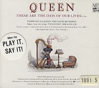 Queen - These are the Days of Our Lives cover