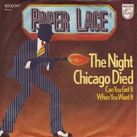 Paper Lace - The Night Chicago Died cover
