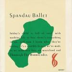Spandau Ballet - Through The Barricades cover