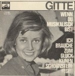 Gitte - Wenn Du musikalisch bist cover