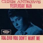 Chris Andrews - Yesterday man cover