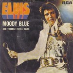 Elvis Presley - Moody blue cover