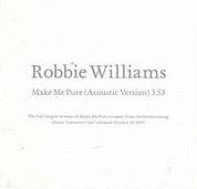 Robbie Williams - Make me pure cover